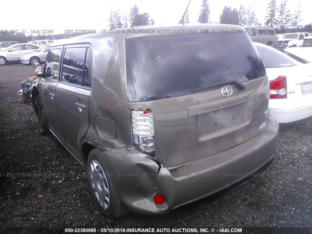 JTLZE4FE3DJ035140 - 2013 TOYOTA SCION XB BEIGE photo 3