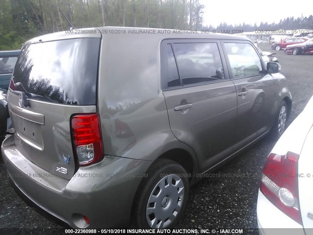 JTLZE4FE3DJ035140 - 2013 TOYOTA SCION XB BEIGE photo 4