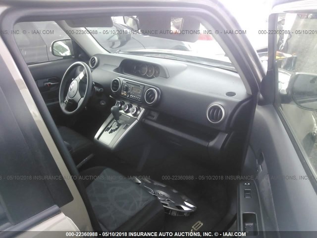 JTLZE4FE3DJ035140 - 2013 TOYOTA SCION XB BEIGE photo 5