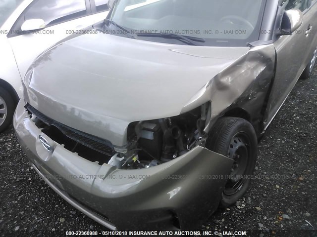 JTLZE4FE3DJ035140 - 2013 TOYOTA SCION XB BEIGE photo 6