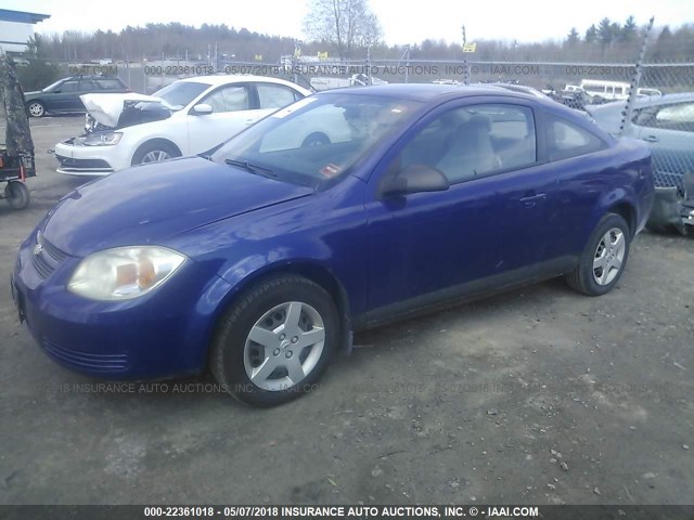 1G1AK15F177339426 - 2007 CHEVROLET COBALT LS PURPLE photo 2