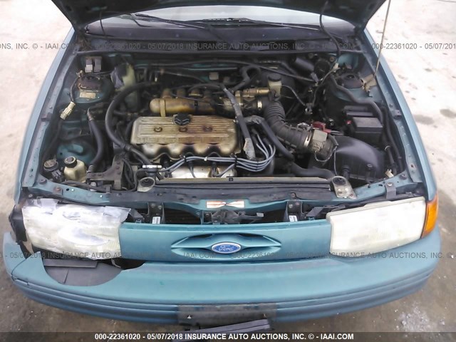 1FARP11J2RW339150 - 1994 FORD ESCORT LX/SPORT GREEN photo 10