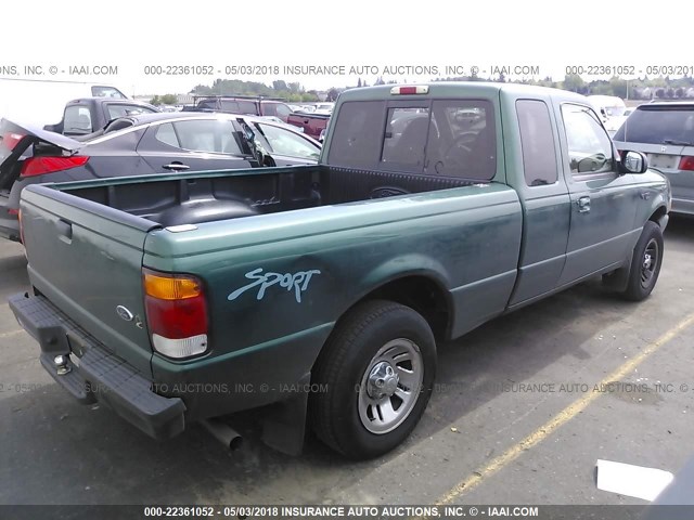 1FTYR14V2XPB95122 - 1999 FORD RANGER SUPER CAB GRAY photo 4