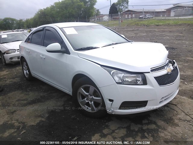 1G1PE5SC9C7158152 - 2012 CHEVROLET CRUZE LT WHITE photo 1