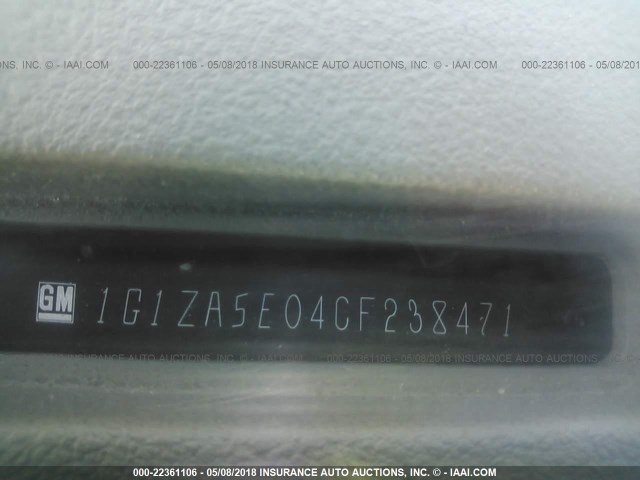 1G1ZA5E04CF238471 - 2012 CHEVROLET MALIBU LS 深蓝色 照片 9