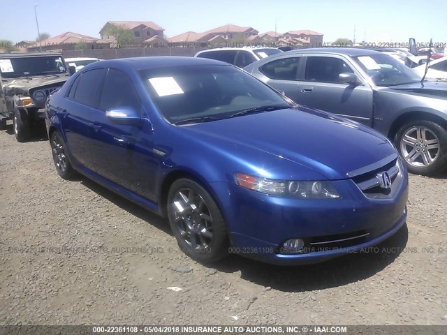 19UUA76588A043602 - 2008 ACURA TL TYPE S BLUE photo 1