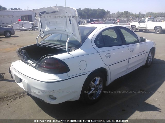 1G2NV52E11C226436 - 2001 PONTIAC GRAND AM GT1 WHITE photo 4