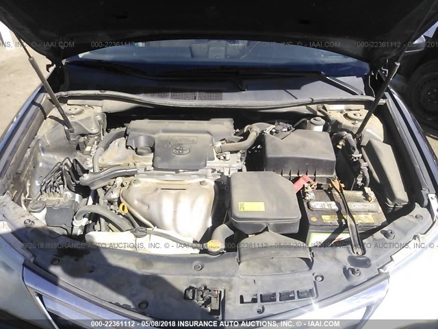 4T1BF1FK5CU039083 - 2012 TOYOTA CAMRY SE/LE/XLE შავი ფოტო 10