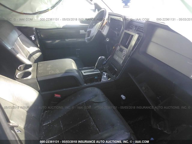 5LMFL27517LJ24990 - 2007 LINCOLN NAVIGATOR L BLACK photo 5