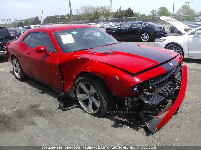 2B3LJ74W99H641336 - 2009 DODGE CHALLENGER SRT-8 红色 照片 1