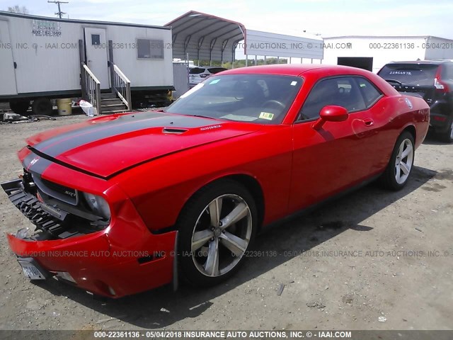 2B3LJ74W99H641336 - 2009 DODGE CHALLENGER SRT-8 红色 照片 2