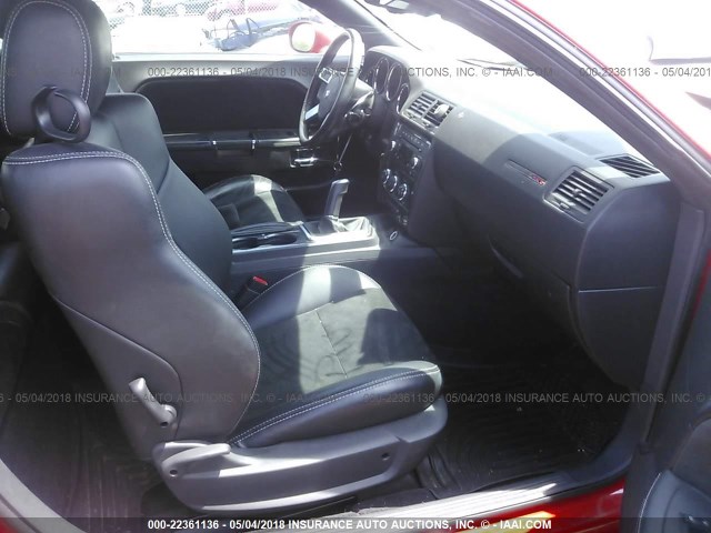 2B3LJ74W99H641336 - 2009 DODGE CHALLENGER SRT-8 红色 照片 5