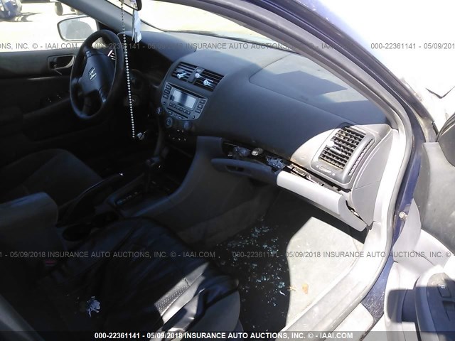 1HGCM66427A068479 - 2007 HONDA ACCORD SE BLUE photo 5