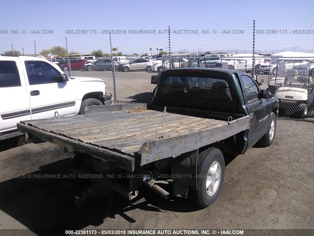 1B7FL26X7YS669061 - 2000 DODGE DAKOTA GREEN photo 4