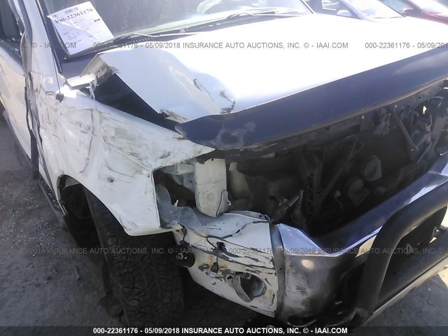 1N6BA07B66N548431 - 2006 NISSAN TITAN XE/SE/LE WHITE photo 6