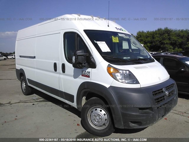 3C6TRVDG0HE548419 - 2017 RAM PROMASTER 2500 2500 HIGH WHITE photo 1