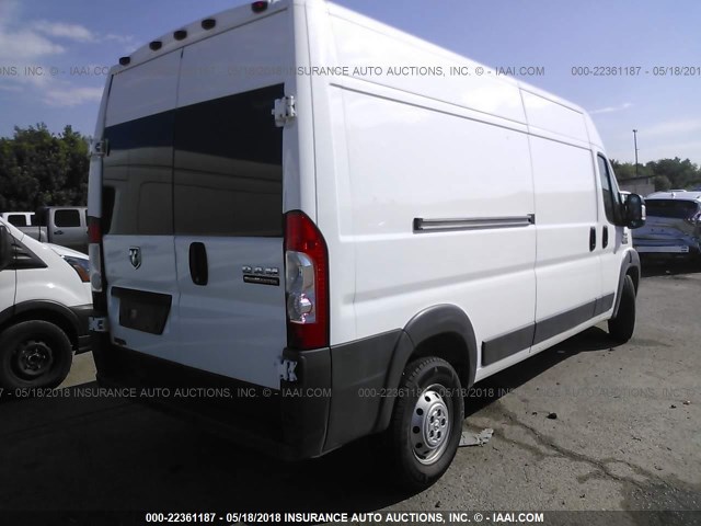 3C6TRVDG0HE548419 - 2017 RAM PROMASTER 2500 2500 HIGH WHITE photo 4