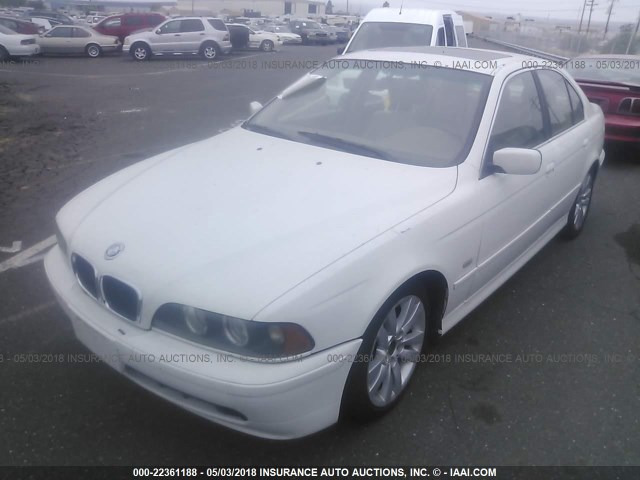 WBADT43411GF59368 - 2001 BMW 525 I AUTOMATIC WHITE photo 2