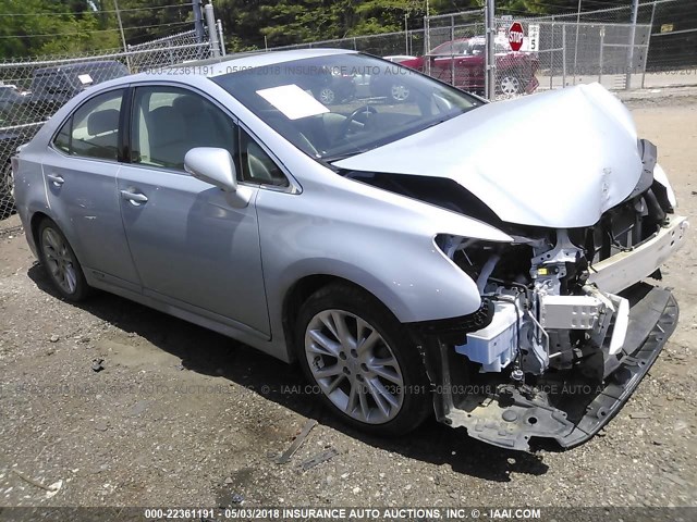 JTHBB1BA2A2002884 - 2010 LEXUS HS 250H SILVER photo 1