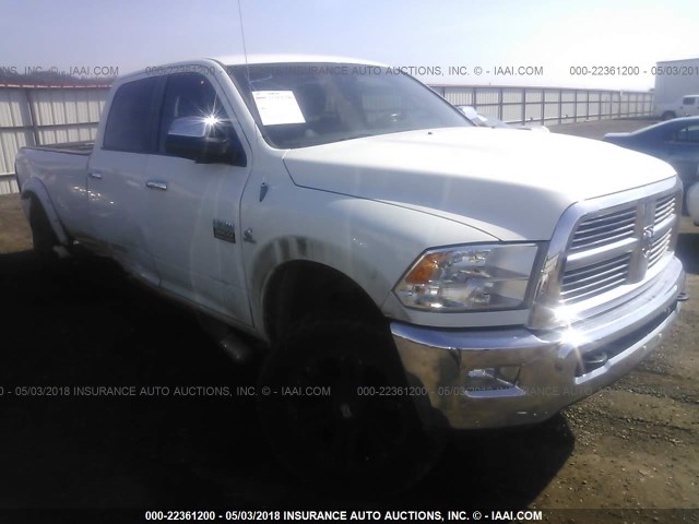 3C63D3JL5CG223458 - 2012 DODGE RAM 3500 LARAMIE WHITE photo 1