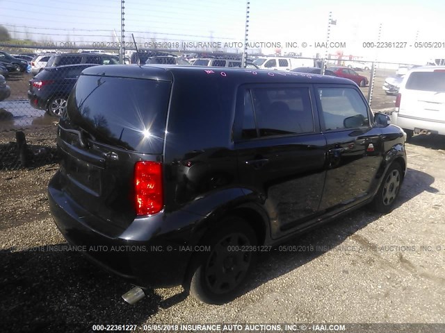 JTLKE50E991096094 - 2009 TOYOTA SCION XB BLACK photo 4