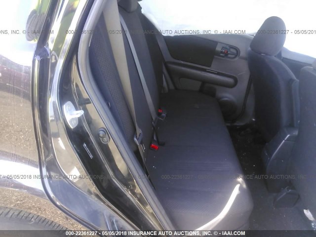 JTLKE50E991096094 - 2009 TOYOTA SCION XB BLACK photo 8