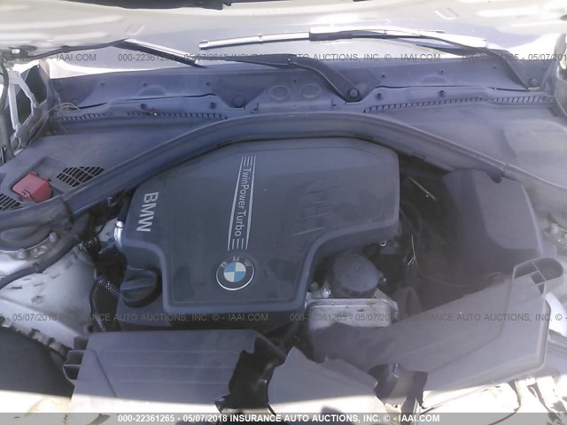 WBA3B1C53FK141157 - 2015 BMW 320 I WHITE photo 10