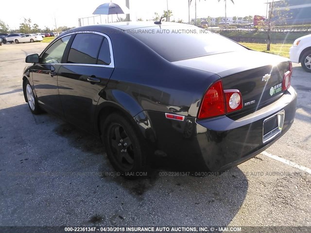 1G1ZB5EB3AF275460 - 2010 CHEVROLET MALIBU LS 黑色 照片 3