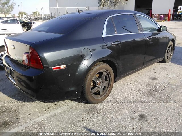 1G1ZB5EB3AF275460 - 2010 CHEVROLET MALIBU LS 黑色 照片 4
