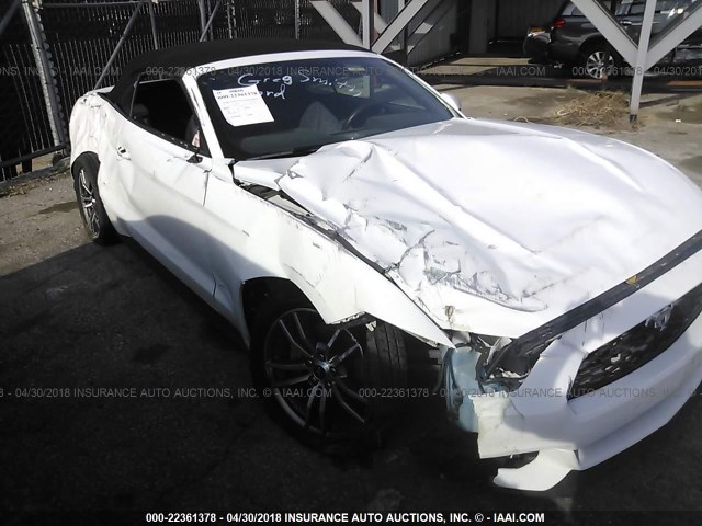 1FATP8UH0H5204924 - 2017 FORD MUSTANG WHITE photo 6