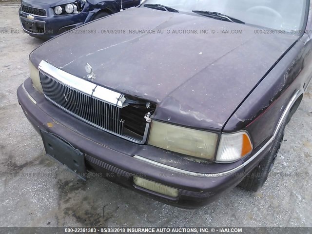 3C3XA5630LT070023 - 1990 CHRYSLER LEBARON LANDAU PURPLE photo 6