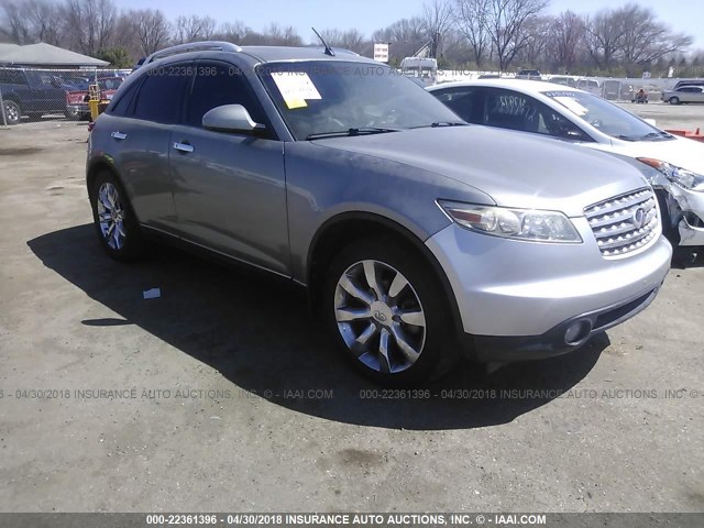 JNRBS08W94X402706 - 2004 INFINITI FX45 SILVER photo 1