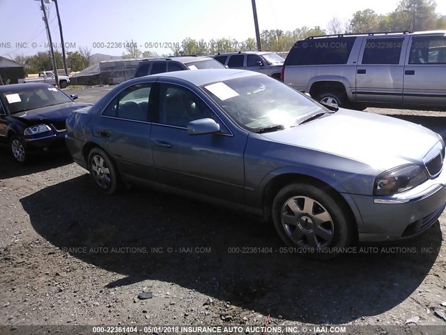 1LNHM86S74Y620572 - 2004 LINCOLN LS BLUE photo 1