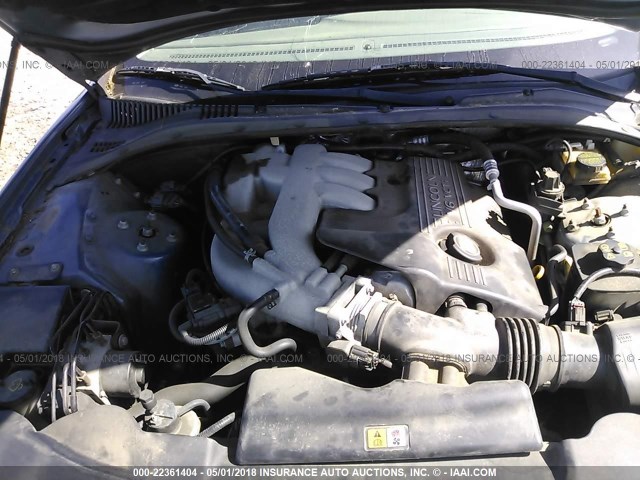 1LNHM86S74Y620572 - 2004 LINCOLN LS BLUE photo 10