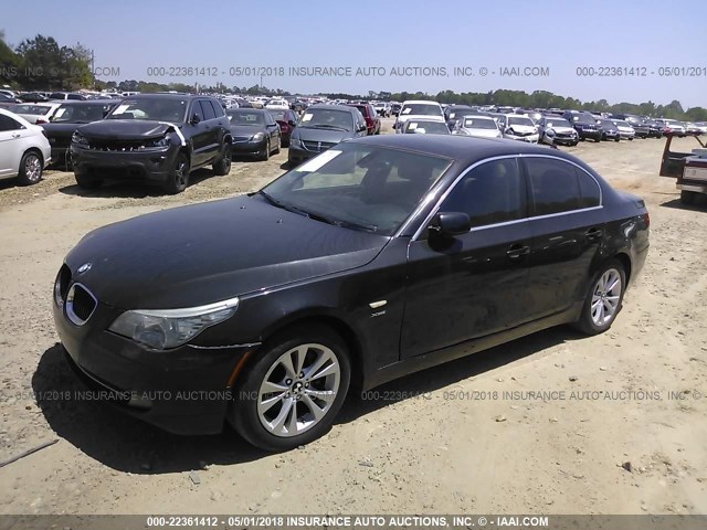 WBANV93539C135582 - 2009 BMW 535 XI Чорний фото 2