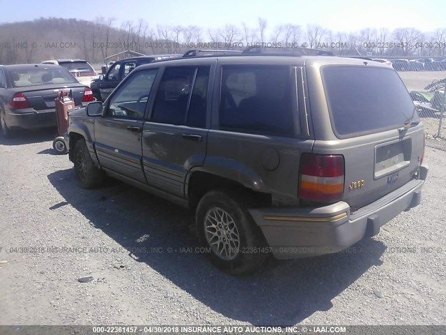 1J4GZ78Y7SC719457 - 1995 JEEP GRAND CHEROKEE LIMITED/ORVIS GOLD photo 3