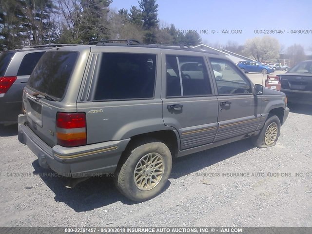 1J4GZ78Y7SC719457 - 1995 JEEP GRAND CHEROKEE LIMITED/ORVIS GOLD photo 4