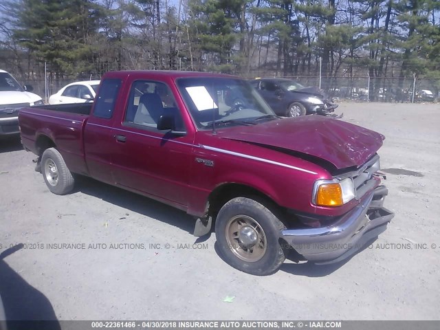 1FTCR14UXTPA64127 - 1996 FORD RANGER SUPER CAB RED photo 1