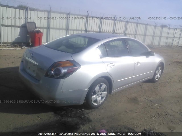 1N4AL21E78C206448 - 2008 NISSAN ALTIMA 2.5/2.5S SILVER photo 4