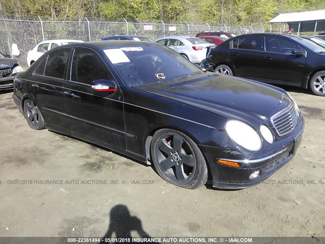 WDBUF65J63A307657 - 2003 MERCEDES-BENZ E 320 BLACK photo 1