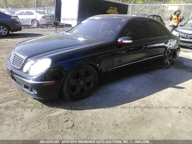 WDBUF65J63A307657 - 2003 MERCEDES-BENZ E 320 BLACK photo 2