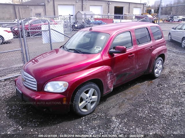 3GNBABFW8BS622703 - 2011 CHEVROLET HHR LT RED photo 2