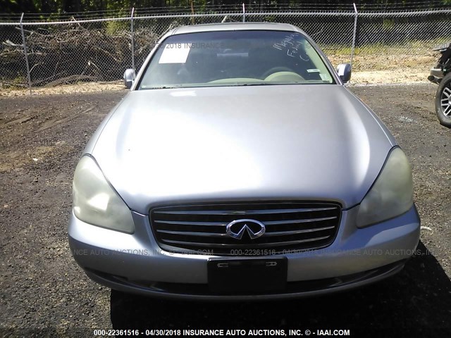 JNKBF01AX2M005229 - 2002 INFINITI Q45 SILVER photo 6