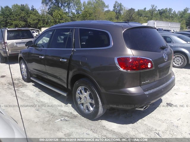 5GAER23728J251643 - 2008 BUICK ENCLAVE CXL BROWN photo 3