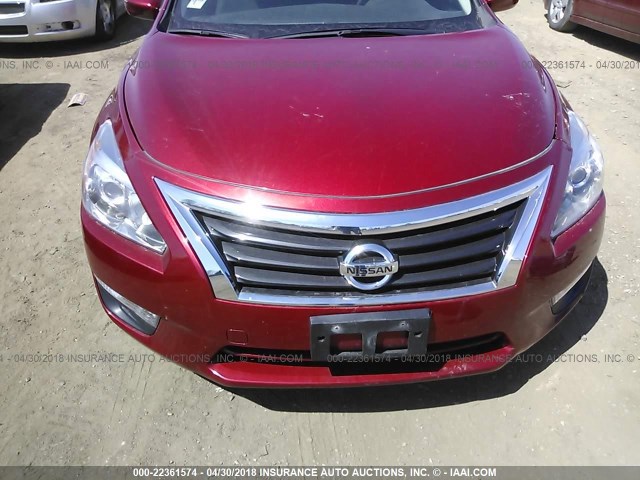 1N4AL3AP9FC157838 - 2015 NISSAN ALTIMA 2.5/S/SV/SL RED photo 6