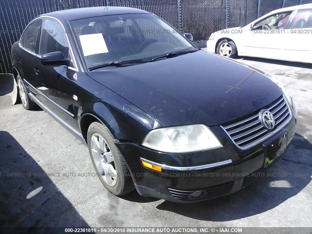 WVWRH63B23P206481 - 2003 VOLKSWAGEN PASSAT GLX 黑色 照片 1