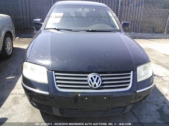 WVWRH63B23P206481 - 2003 VOLKSWAGEN PASSAT GLX 黑色 照片 6