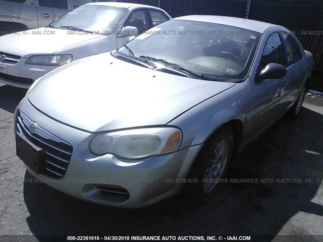 1C3EL56R06N205396 - 2006 CHRYSLER SEBRING TOURING SILVER photo 2