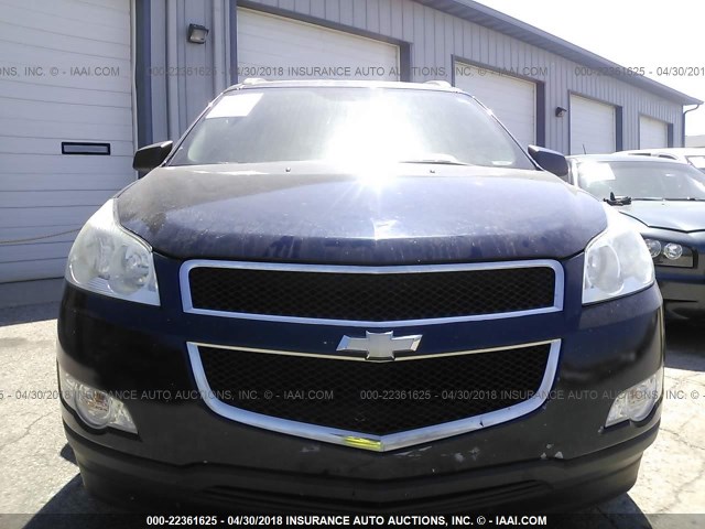 1GNLREEDXAJ213021 - 2010 CHEVROLET TRAVERSE LS BLUE photo 6