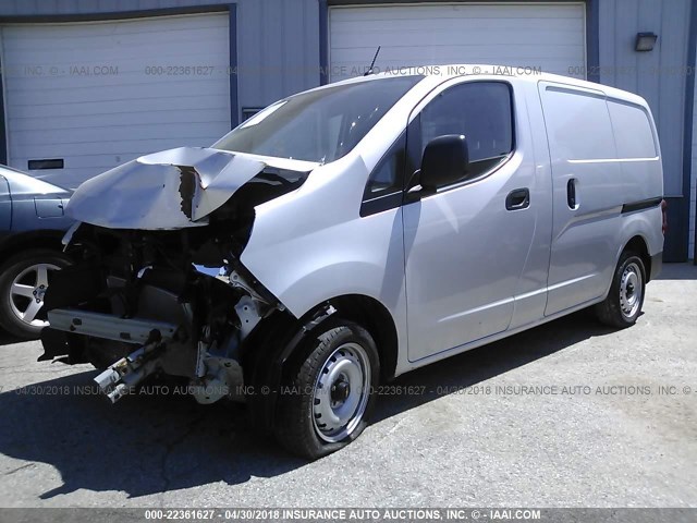 3N63M0YN9FK735477 - 2015 CHEVROLET CITY EXPRESS LS SILVER photo 2